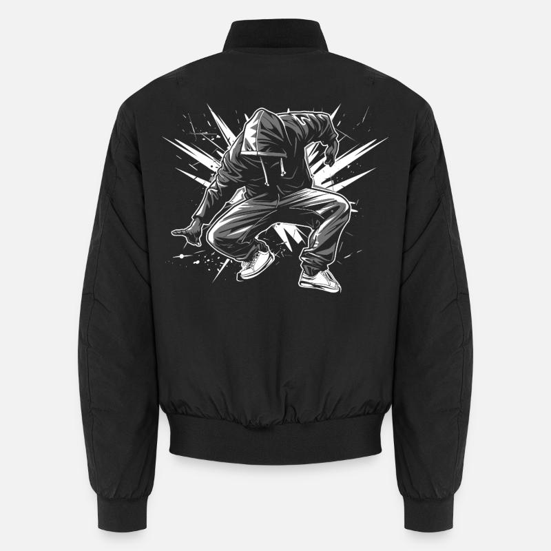 Breakdancer - Unisex Bomberjacke - Schwarz