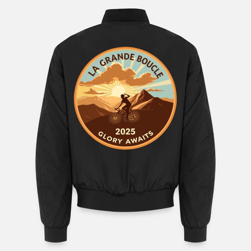 LA GRANDE BOUCLE - Unisex Bomber Jacket - black