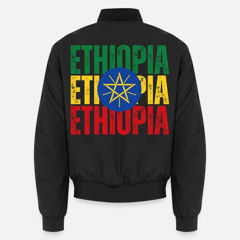 Ethiopian flag, Ethiopian pride Unisex Bomber Jacket