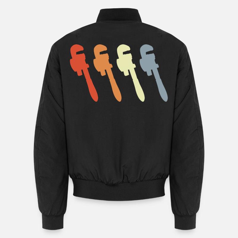 Retro Rohrzange Unisex Bomberjacke