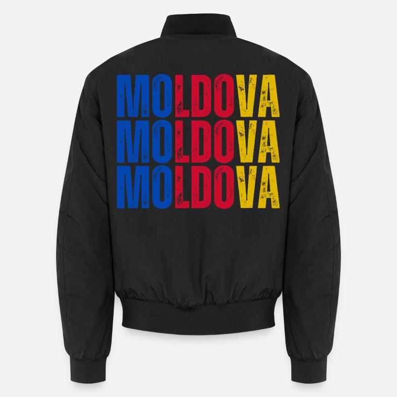 Drapeau moldave, fierté moldave Bomber unisexe