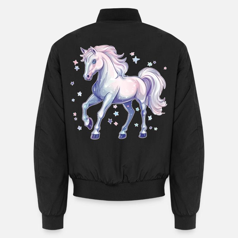 Cheval avec des étoiles Bomber unisexe