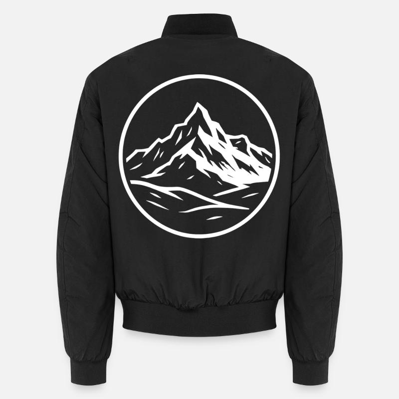Gran Paradiso - Unisex Bomberjacke - Schwarz