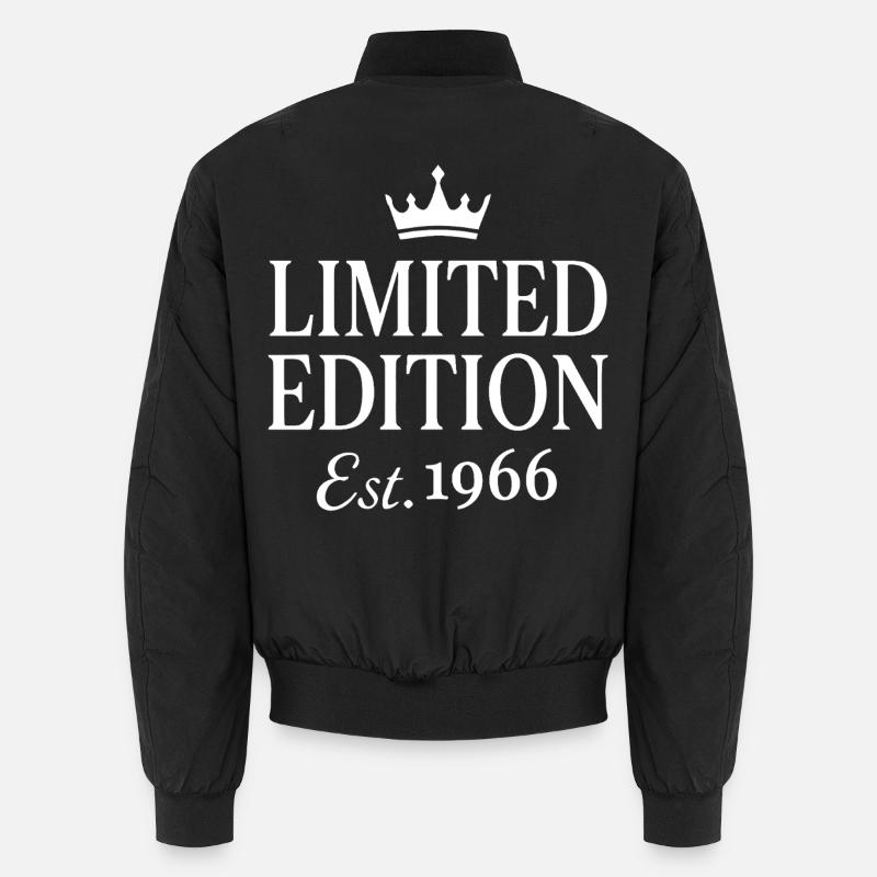 Limited Edition Est 1966 - Unisex Bomber Jacket - black