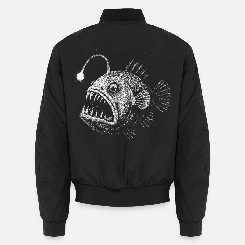Anglerfisch Unisex Bomberjacke