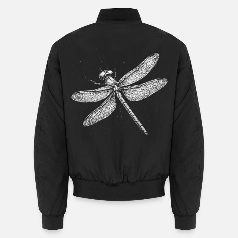 Dragonfly - Unisex Bomber Jacket - black