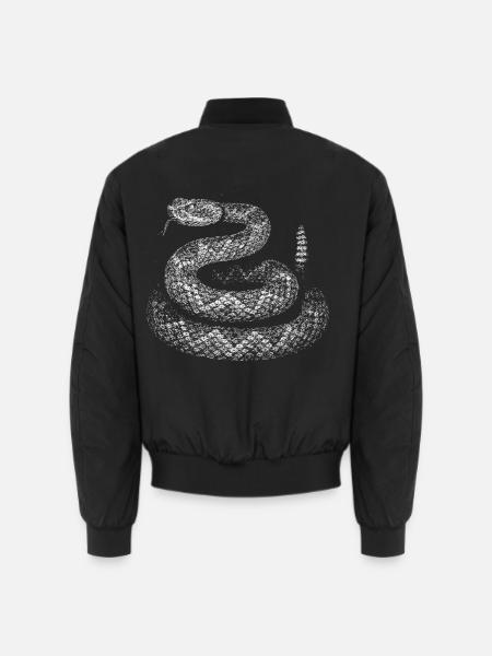 Snake - Unisex Bomber Jacket - black
