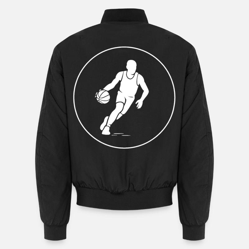 Basketball - Unisex Bomber Jacket - black