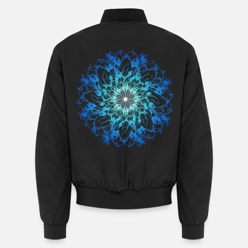 Ozean Mandala Unisex Bomberjacke
