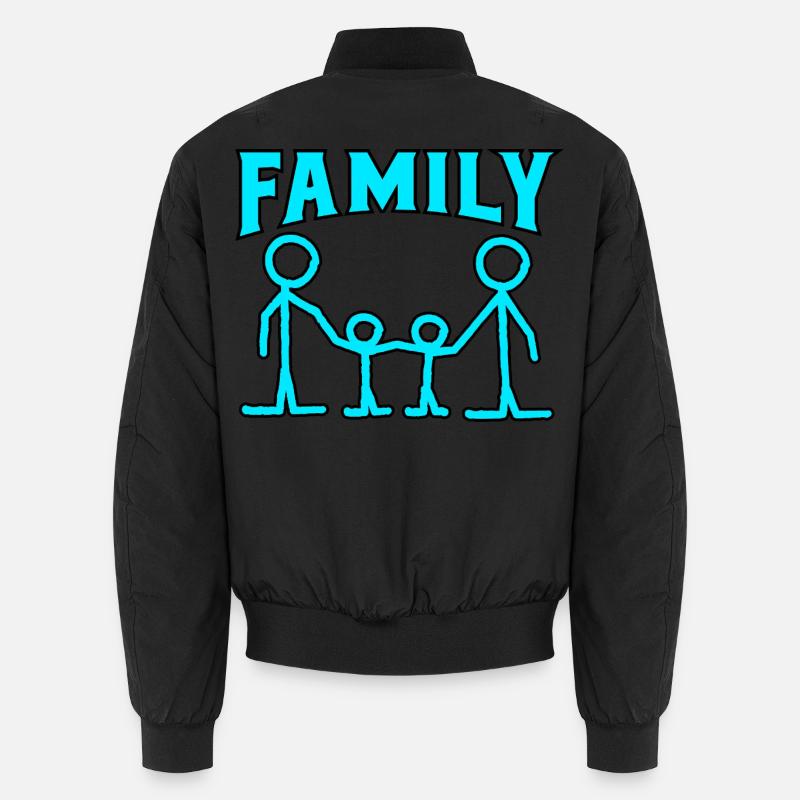 Family pattern. Unisex Bomber Jacket