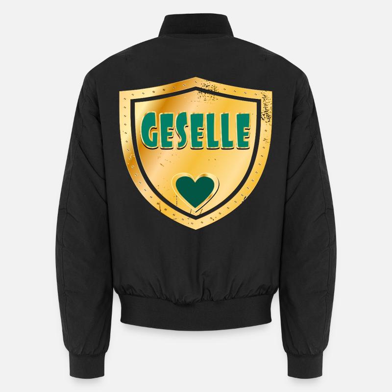 BERUFE IM HANDWERK - ABSCHLUSS GESELLE - Unisex Bomberjacke - Schwarz