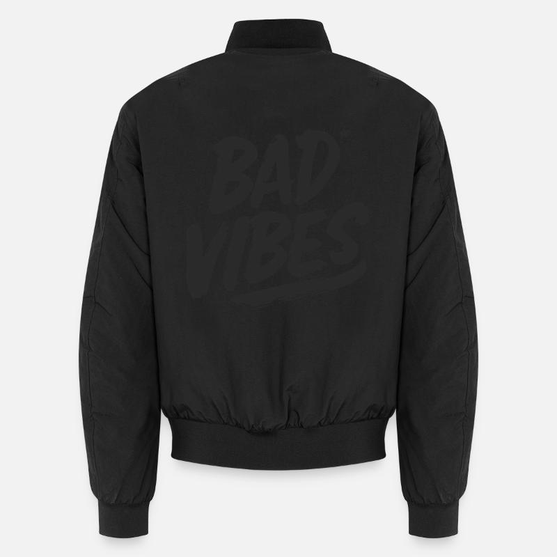 Bad Vibes Black Unisex Bomberjacke