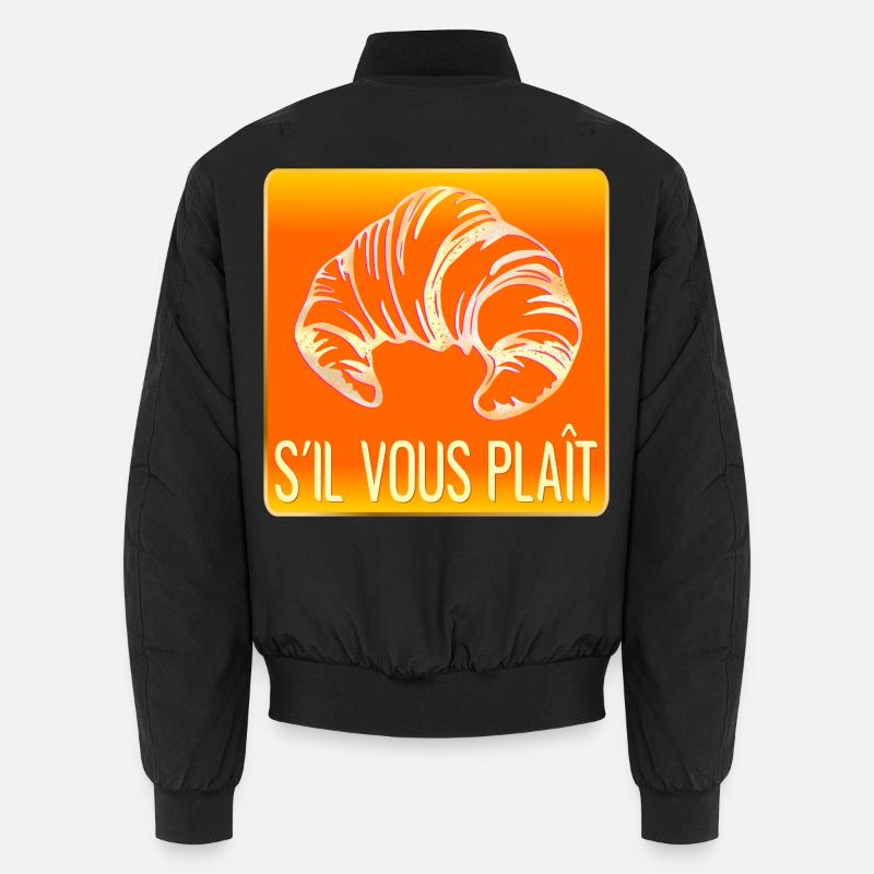 CROISSANT S'IL VOUS PLAIT Bomber unisexe