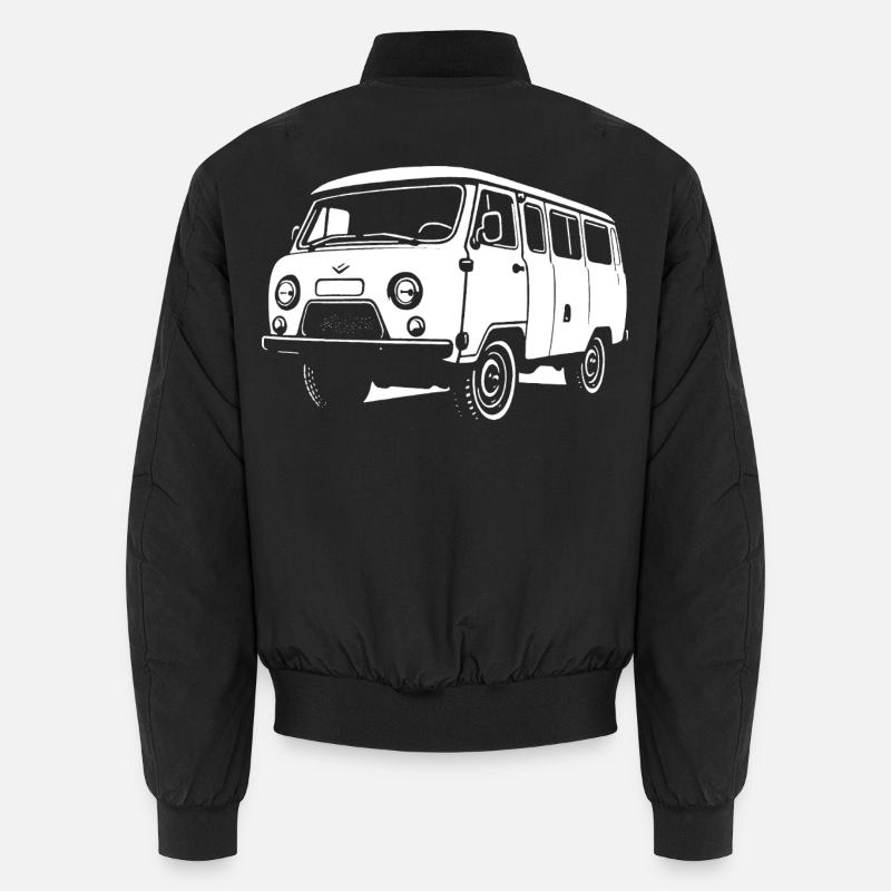 Brotbox auf Rädern Unisex Bomberjacke
