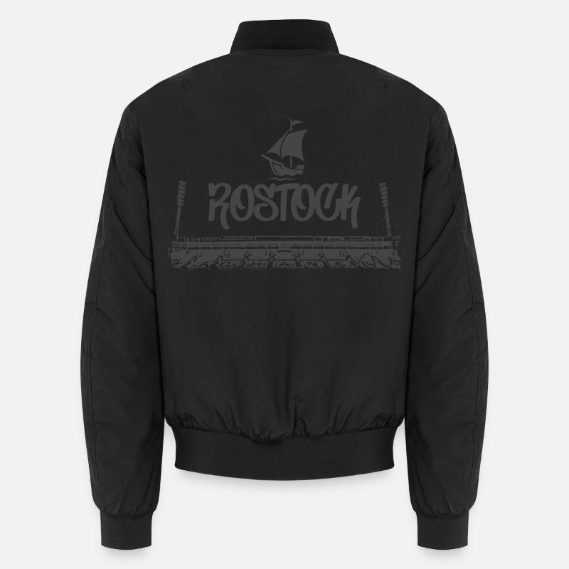 Rostock Cog - Unisex Bomber Jacket - black