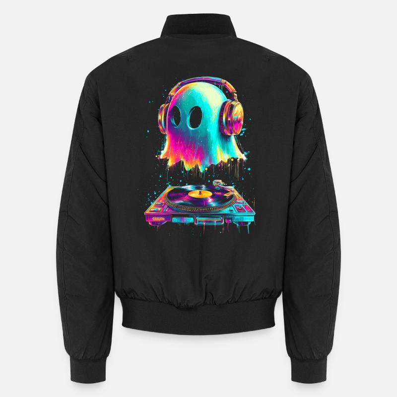 DJ Ghost - Unisex Bomberjacke - Schwarz