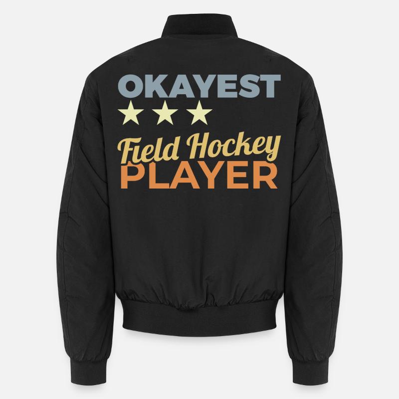 Bester Hockeyspieler Unisex Bomberjacke