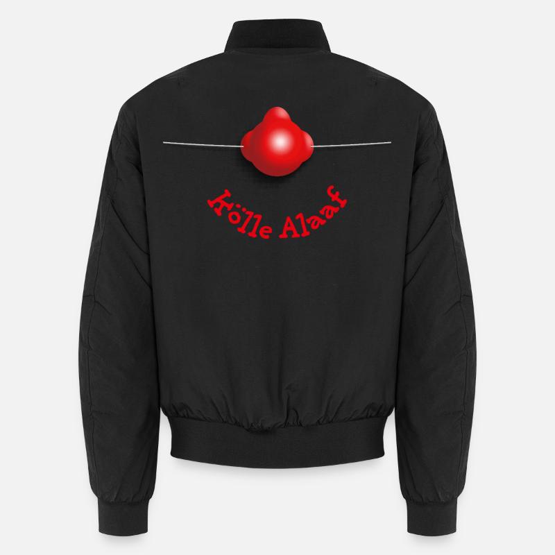 Clownsnase – Kölle Alaaf - Unisex Bomberjacke - Schwarz
