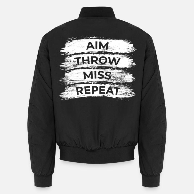 Darts Techniken Unisex Bomberjacke