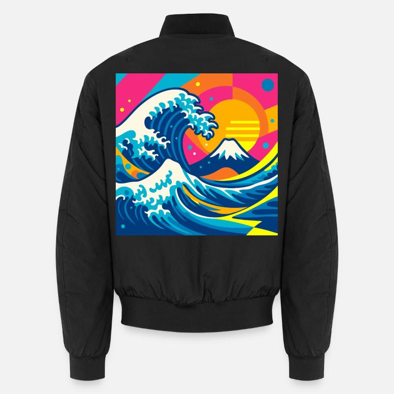 Die (fast) weise Welle Unisex Bomberjacke