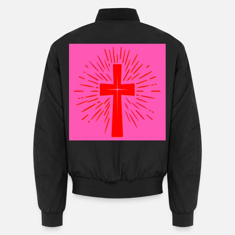 Croix chrétienne de l’église - Foi chrétienne Bomber unisexe