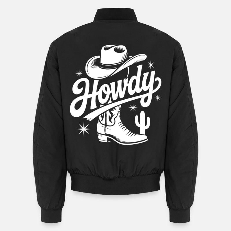 Conception de chapeau de cow-boy western Bomber unisexe