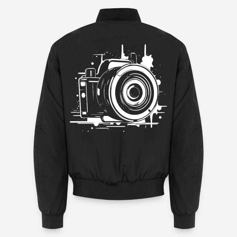 Caméra - Bomber unisexe - noir
