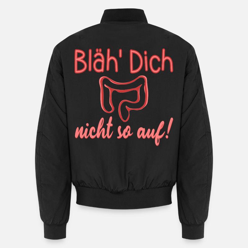 AUFGEBLÄHT - DARM REIZDARM Unisex Bomberjacke