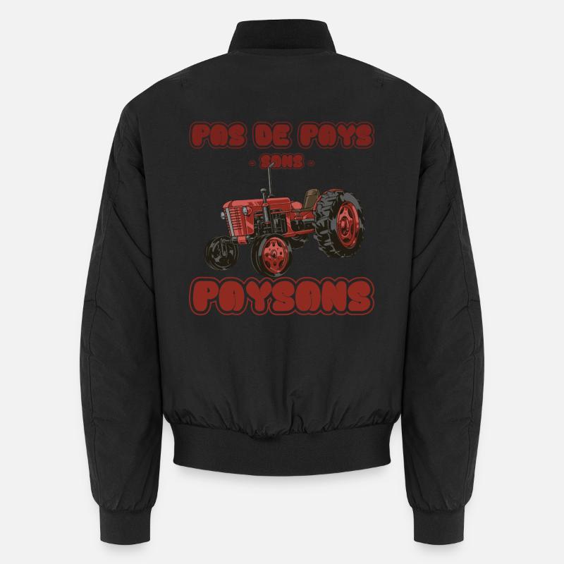 Pas de pays sans paysans Bomber unisexe