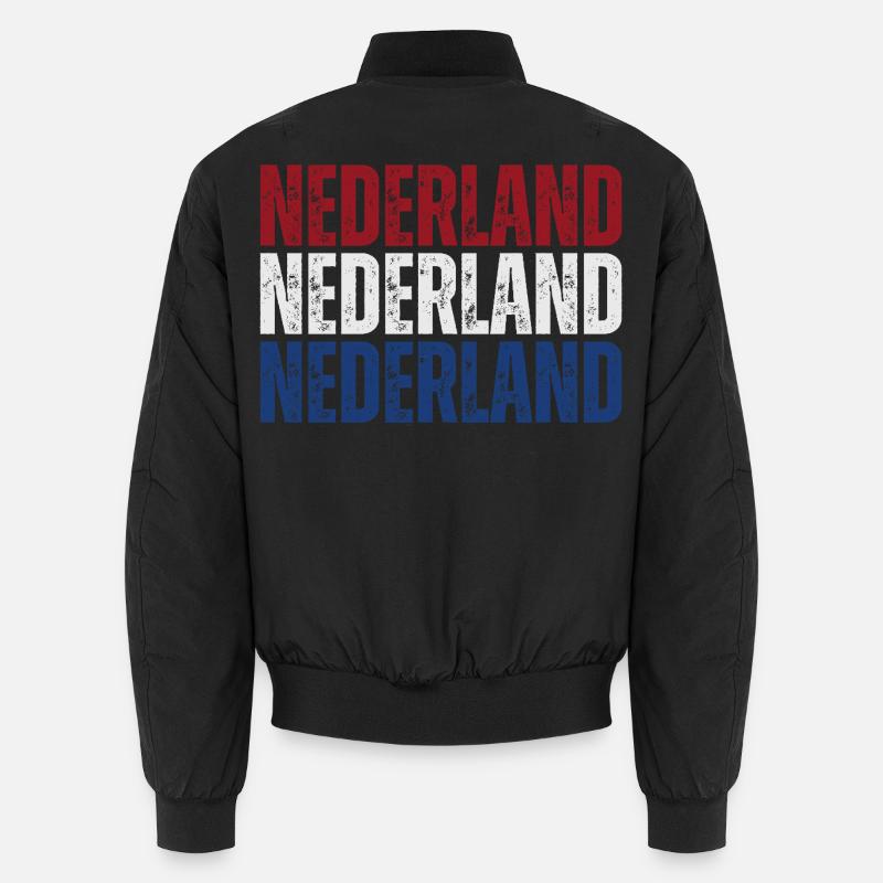 Drapeau des Pays-Bas, j’adore les Pays-Bas Bomber unisexe