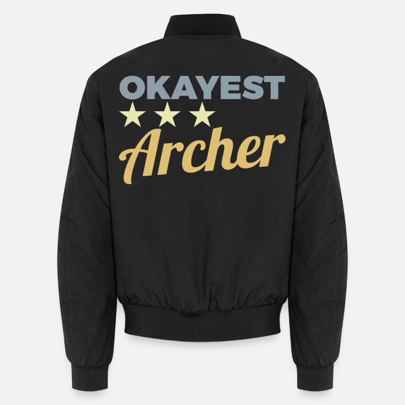 Durchschnittlicher Bogenschütze - Unisex Bomberjacke - Schwarz