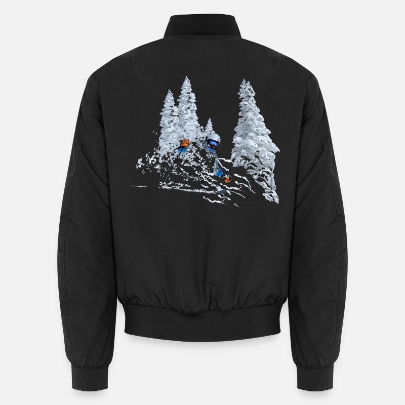 Ski - Bomber unisexe - noir
