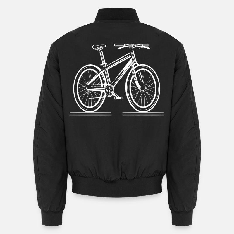 Bicycle Graphic Unisex Bomber Jacket
