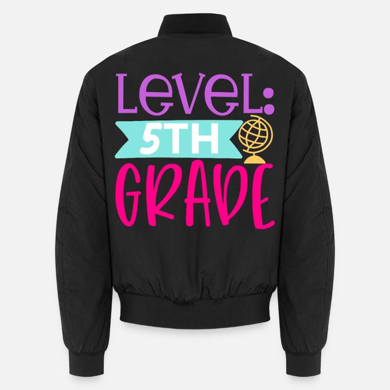 Grade 5 - Unisex Bomber Jacket - black