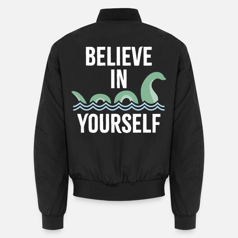 an sich selbst glauben Unisex Bomberjacke