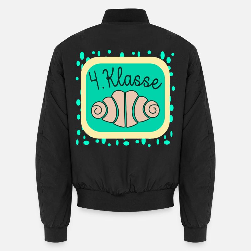 FRANZBRÖTCHEN VIERTKLÄSSLER 4. Klasse - Unisex Bomberjacke - Schwarz