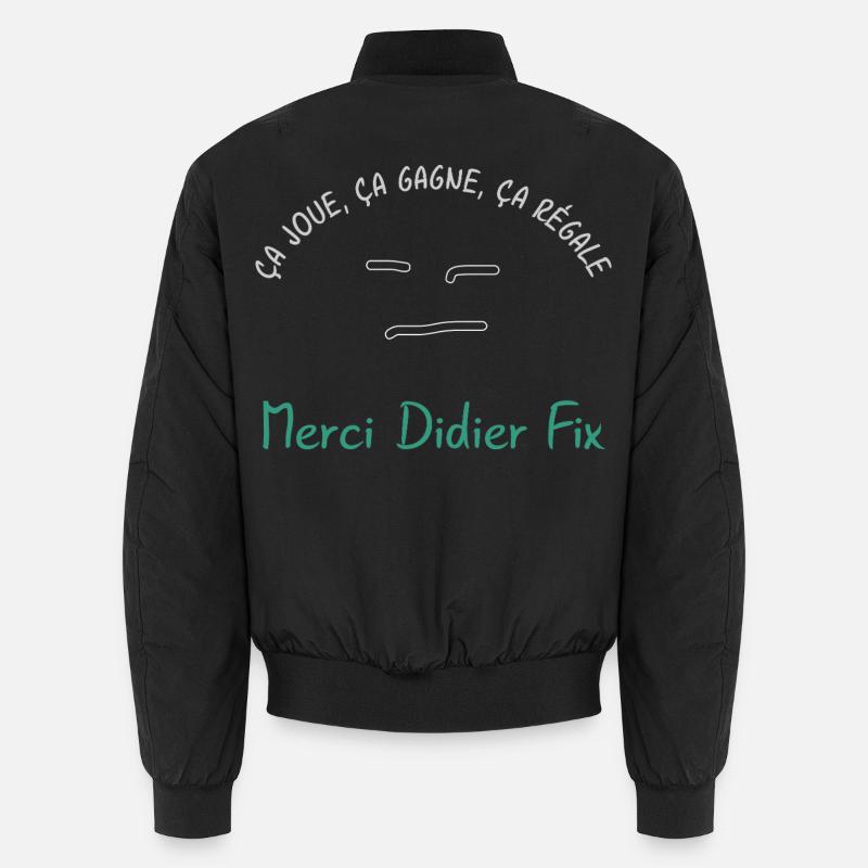 Ca_joue_ca_gagne_ca_regale - Bomber unisexe - noir