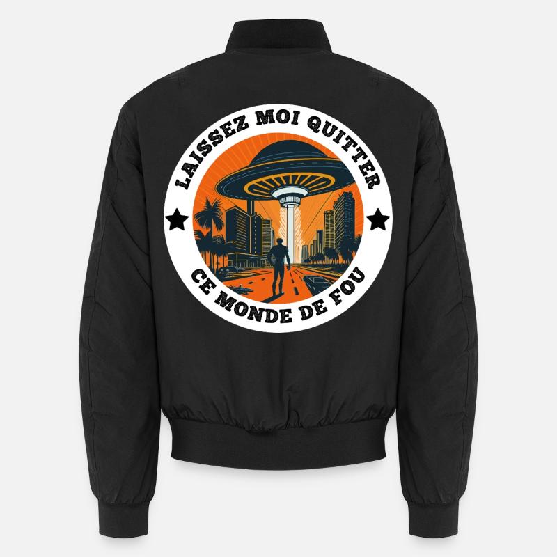 Kollege Geschenk, Arbeitspause und Burn Out - Unisex Bomberjacke - Schwarz