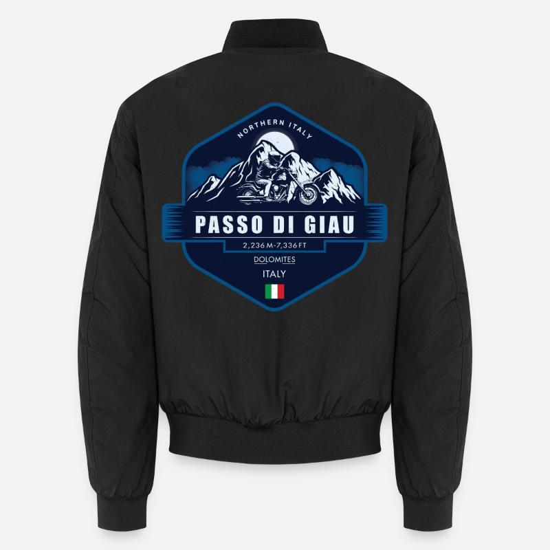 Passo di Giau , Scenic Dolomites Mountain Pass,  Unisex Bomber Jacket