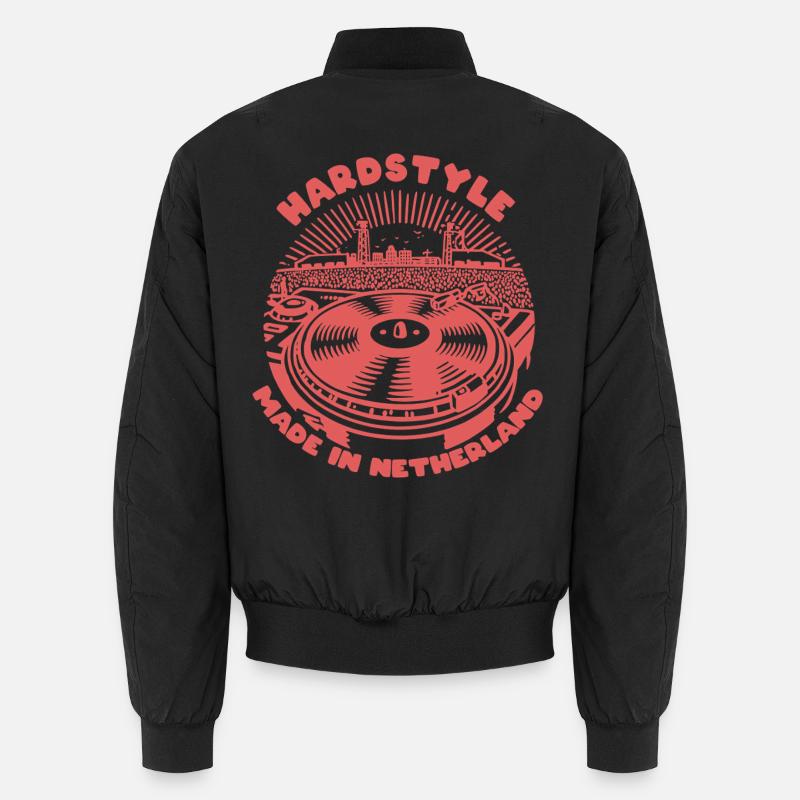 Hardstyle - Unisex Bomberjacke - Schwarz