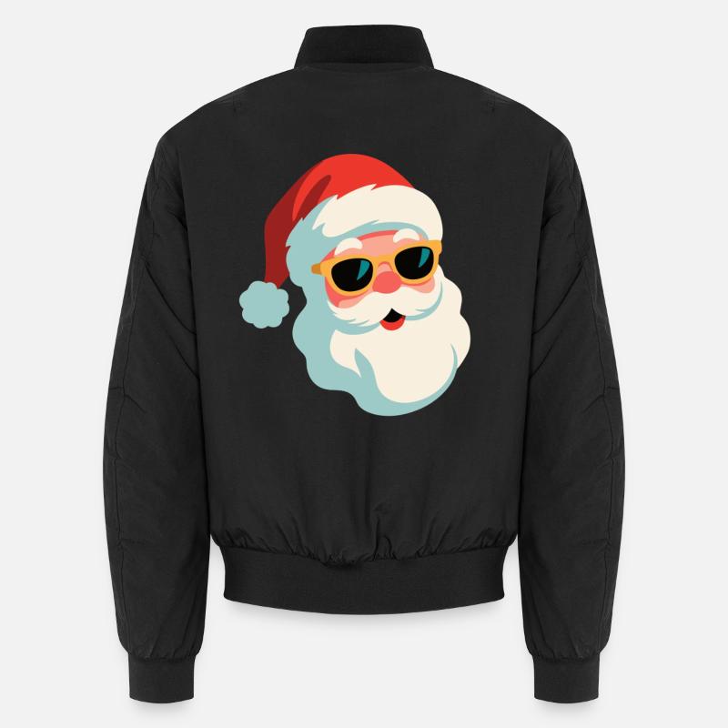 Père Noël décontracté avec lunettes de soleil Bomber unisexe