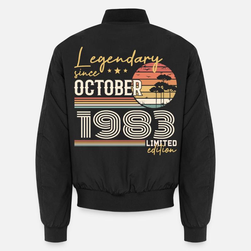 October 1983 Gift - Awesome Since October 1983 Unisex Bomber Jacket