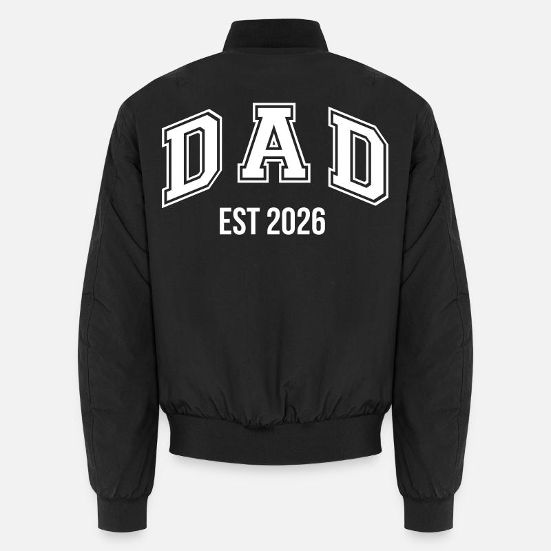 Dad established 2026 Vatertag Vatertagsgeschenk Unisex Bomberjacke