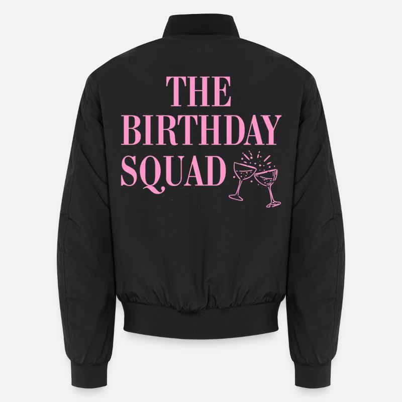 L'équipe d'anniversaire Bomber unisexe
