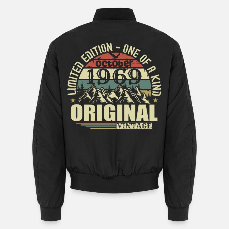 Octobre 1969 - Cadeau pour ses 56 ans Octobre Bomber unisexe