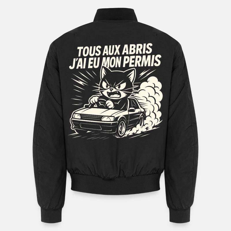 Fahrer Geschenk Führerschein Unisex Bomberjacke
