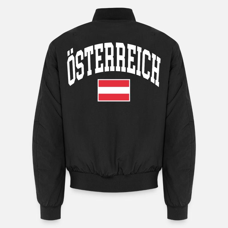 Drapeau de l’Autriche Bomber unisexe
