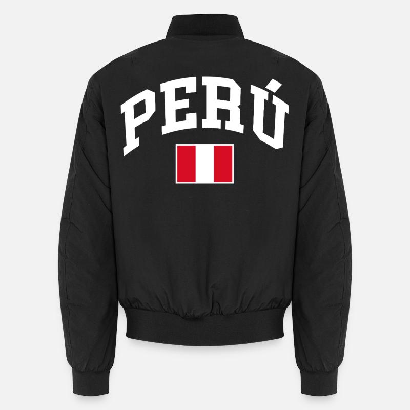 Drapeau du Pérou Bomber unisexe