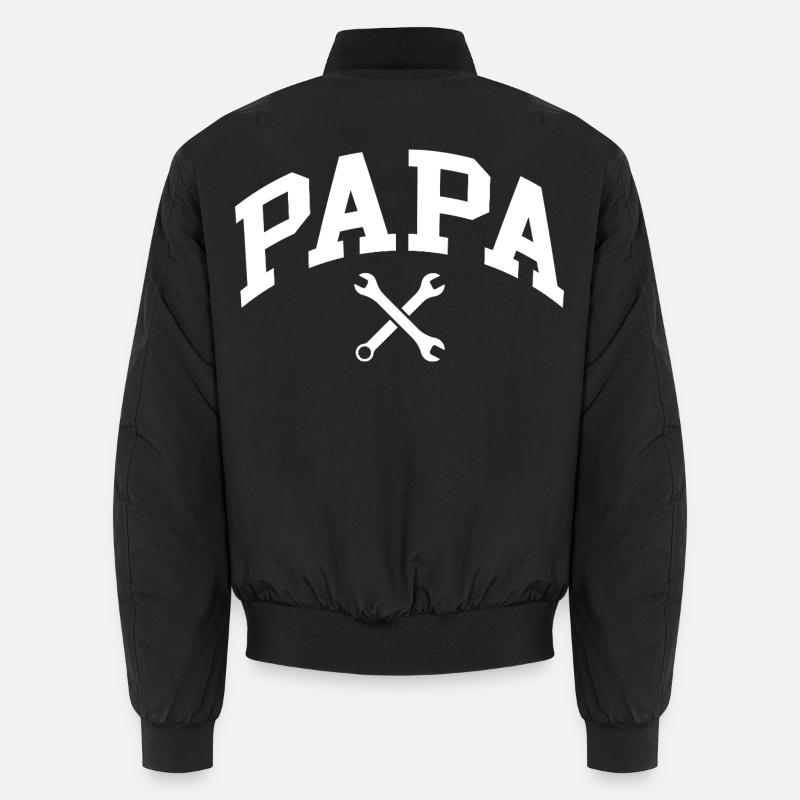 Papa avec une clé Bomber unisexe