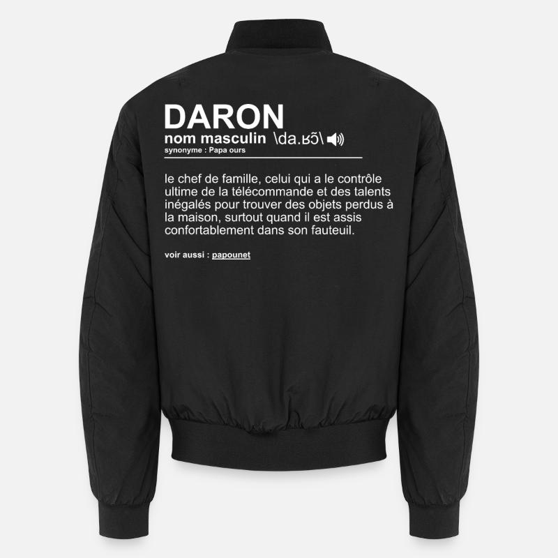 Dad Everyday Hero Father's Day Gift Idea Unisex Bomber Jacket